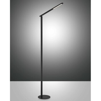 Fabas Luce Ideal Lampa Stojąca LED Czarny, 1-punktowy