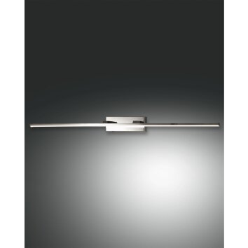 Fabas Luce Nala Lampa ścienna LED Chrom, 1-punktowy