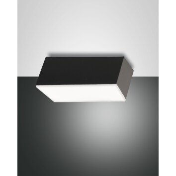 Fabas Luce Lucas Lampa Sufitowa LED Antracytowy, 1-punktowy