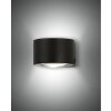 Fabas Luce Lao Lampa ścienna LED Czarny, 2-punktowe