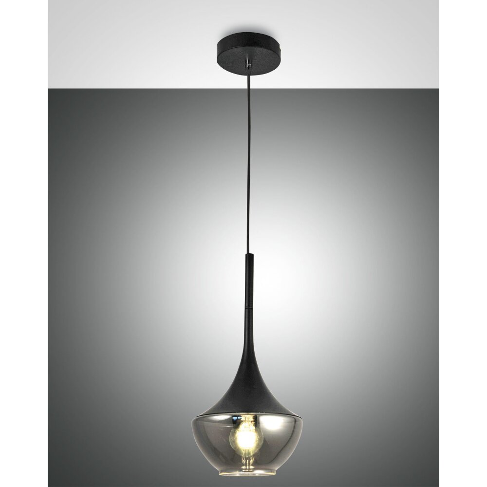 Fabas Luce Apollo Lampa Wisząca Czarny, 1-punktowy main product photo