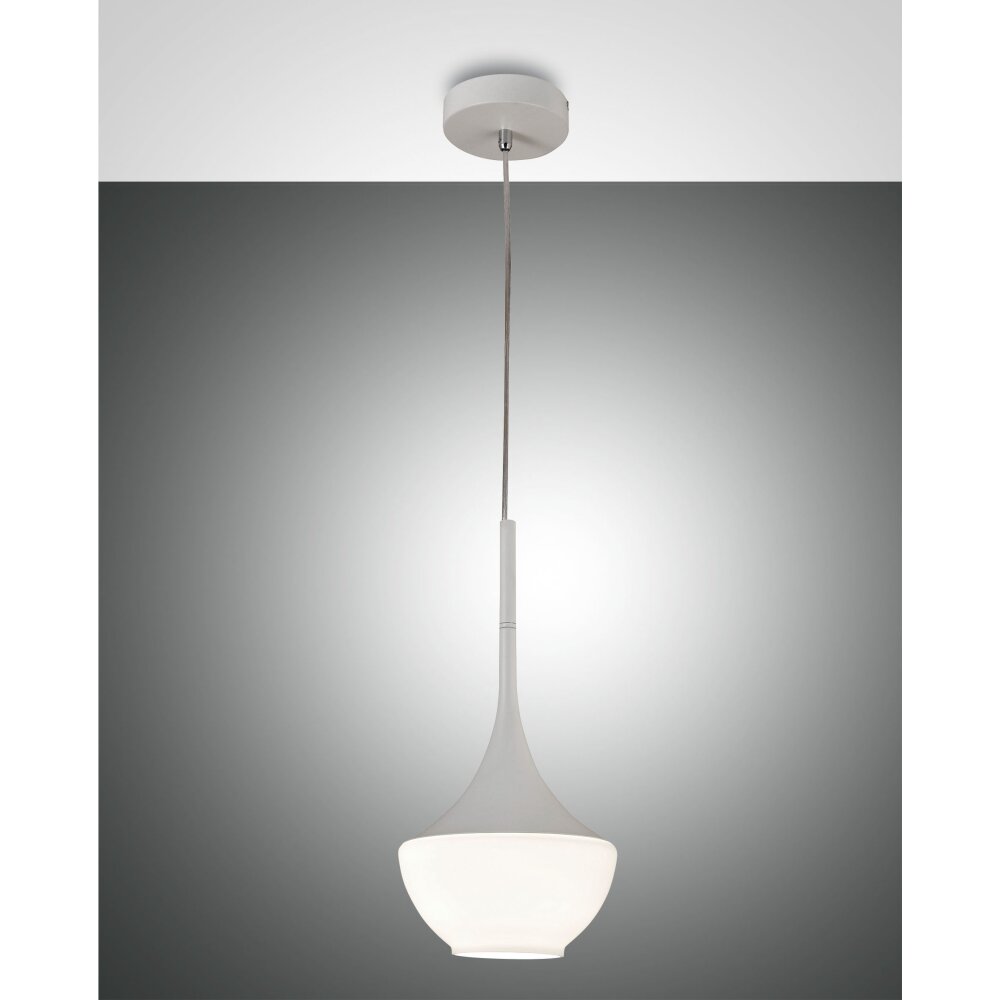 Fabas Luce Apollo Lampa Wisząca Biały, 1-punktowy main product photo