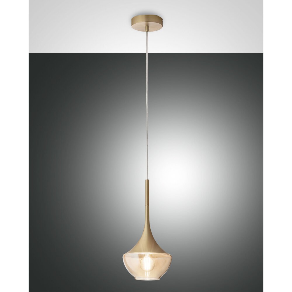 Fabas Luce Apollo Lampa Wisząca Mosiądz, 1-punktowy main product photo