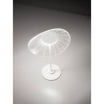 Fabas Luce Vela lampka nocna LED Biały, 1-punktowy