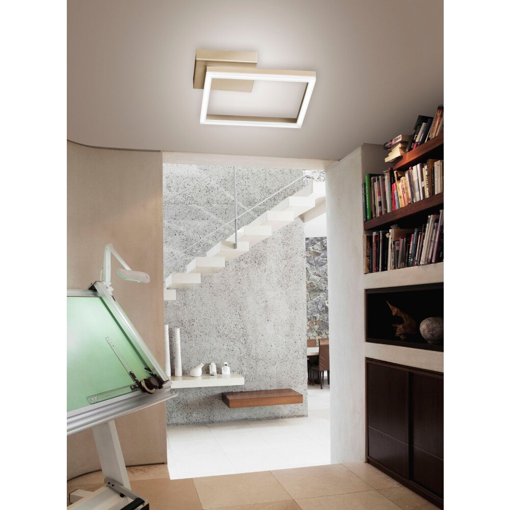 Fabas Luce Bard Lampa ścienna LED Złoty, 1-punktowy main product photo