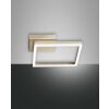Fabas Luce Bard Lampa ścienna LED Złoty, 1-punktowy