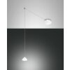 Fabas Luce Isabella Lampa Wisząca LED Chrom, Biały, 1-punktowy