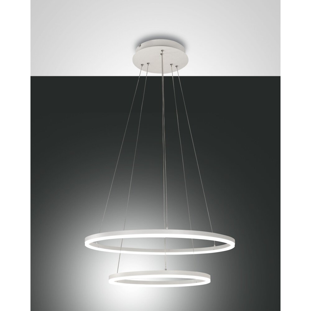Fabas Luce Giotto Lampa Wisząca LED Biały, 1-punktowy main product photo