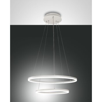 Fabas Luce Giotto Lampa Wisząca LED Biały, 1-punktowy Fabas Luce Giotto Lampa Wisząca LED Biały, 1-punktowy