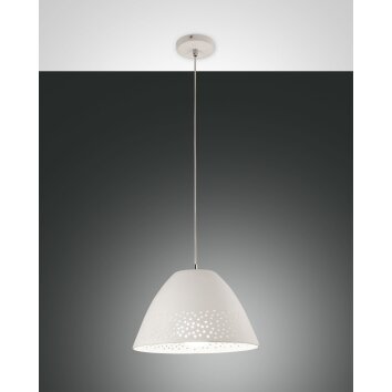 Fabas Luce Casale Lampa Wisząca Biały, 1-punktowy Fabas Luce Casale Lampa Wisząca Biały, 1-punktowy
