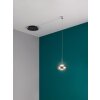 Fabas Luce Arabella Lampa Wisząca LED Czarny, 1-punktowy