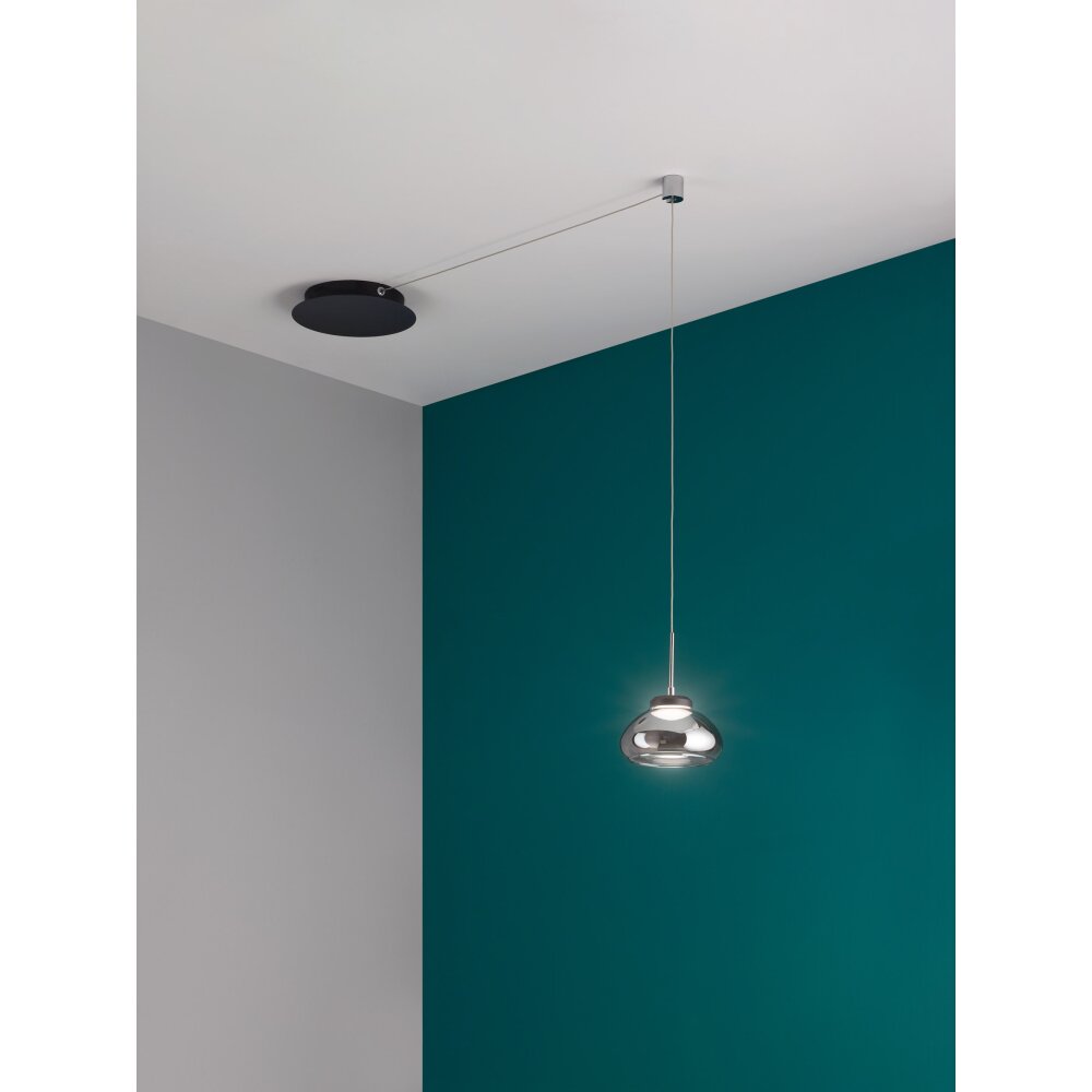 Fabas Luce Arabella Lampa Wisząca LED Czarny, 1-punktowy main product photo