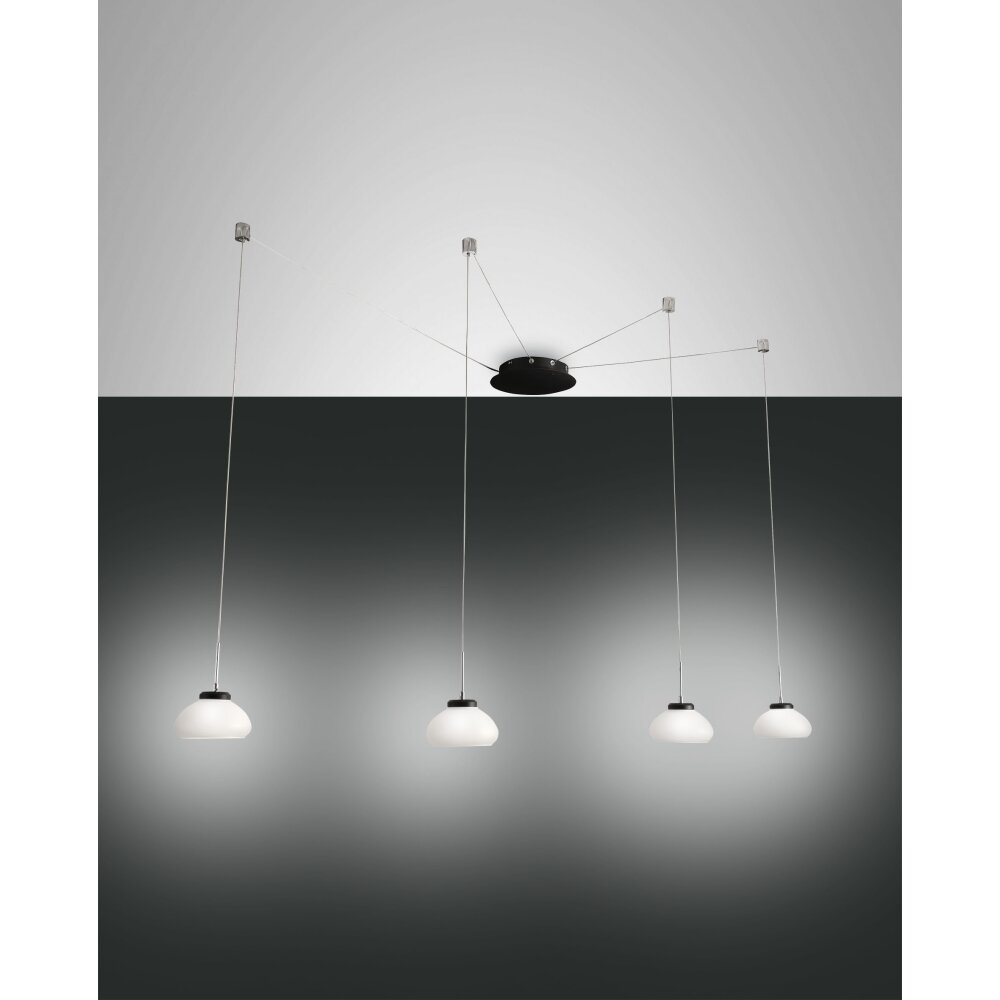Fabas Luce Arabella Lampa Wisząca LED Czarny, 4-punktowe main product photo