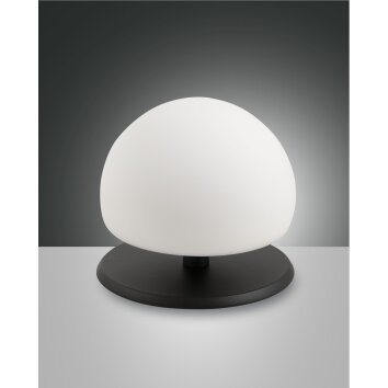 Fabas Luce Morgana lampka nocna LED Czarny, 1-punktowy