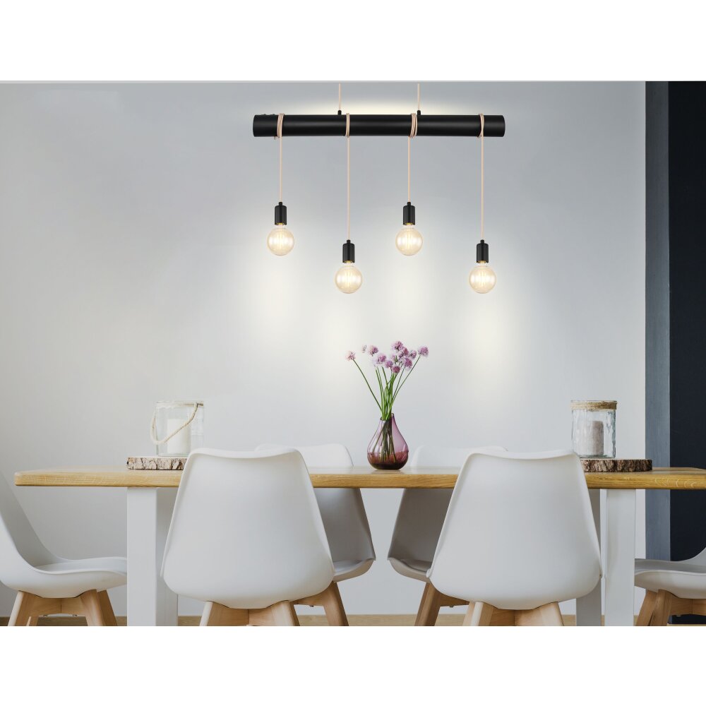 Globo MAGNUS Lampa Wisząca Czarny, 4-punktowe main product photo