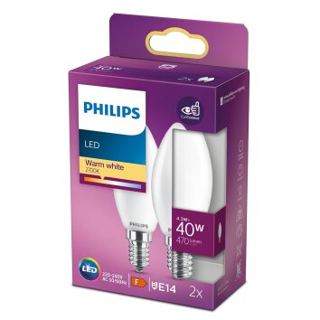 Philips 2x LED E14 4,3 Wat 2700 Kelwinów 470 Lumenów