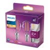 Philips 2x LED E14 4,3 Wat 2700 Kelwinów 470 Lumenów