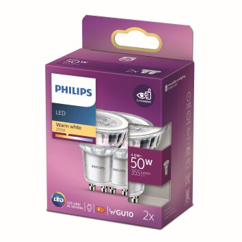 Philips 2x LED GU10 4,6 Wat 2700 Kelwinów 355 Lumenów