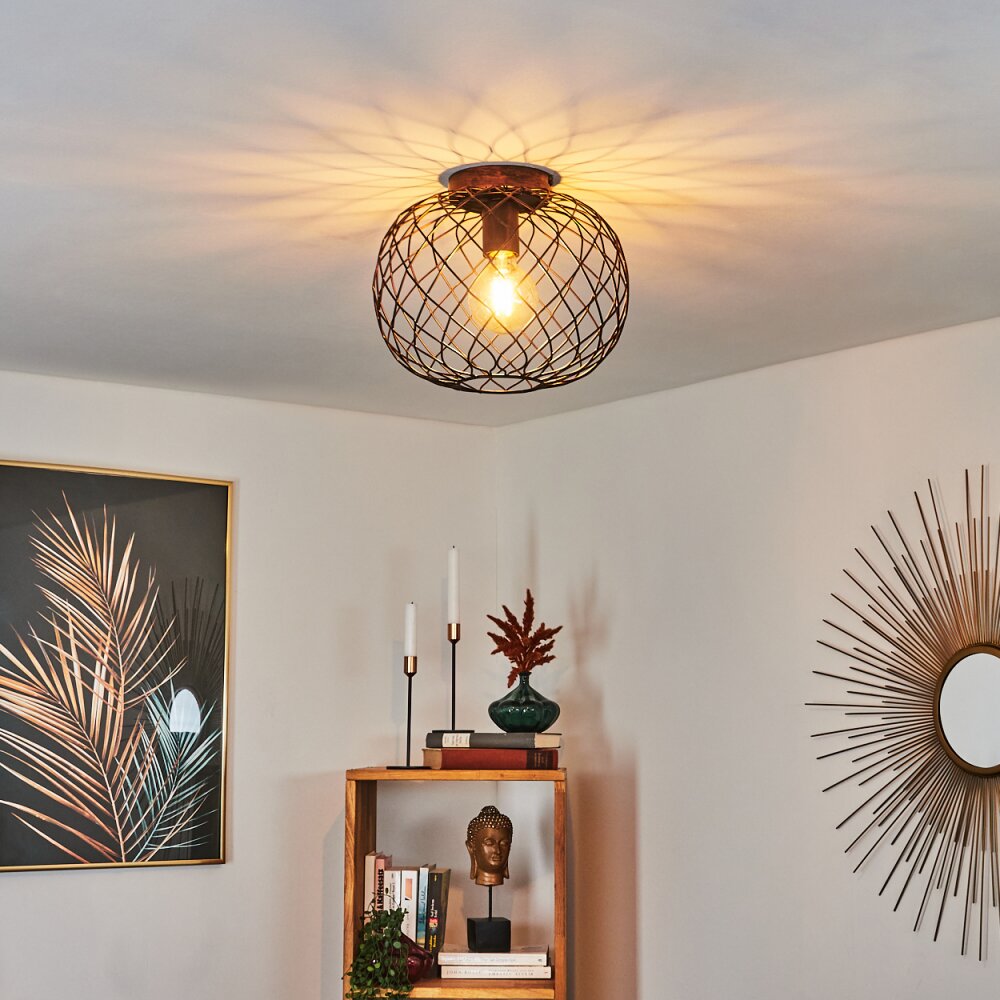 Nordslesvig Lampa Sufitowa Brązowy, Czarny, 1-punktowy main product photo