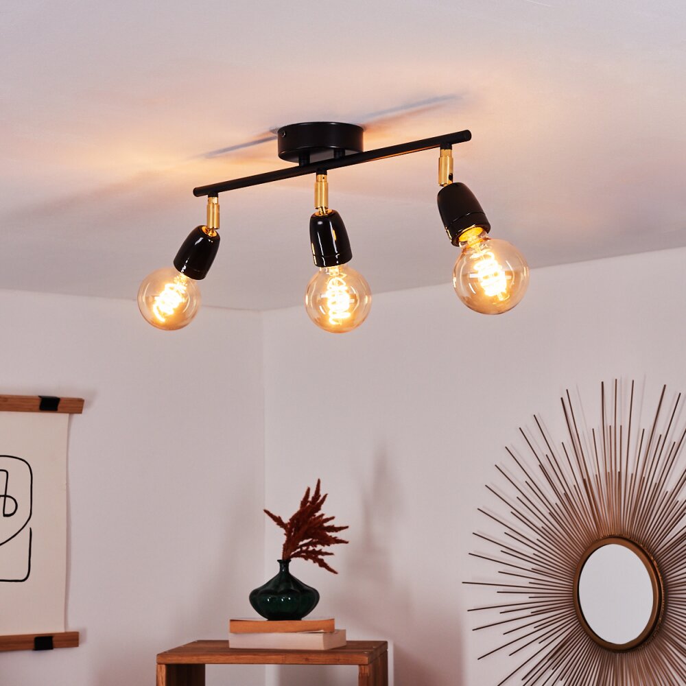 Musland Lampa Sufitowa Złoty, Czarny, 3-punktowe main product photo