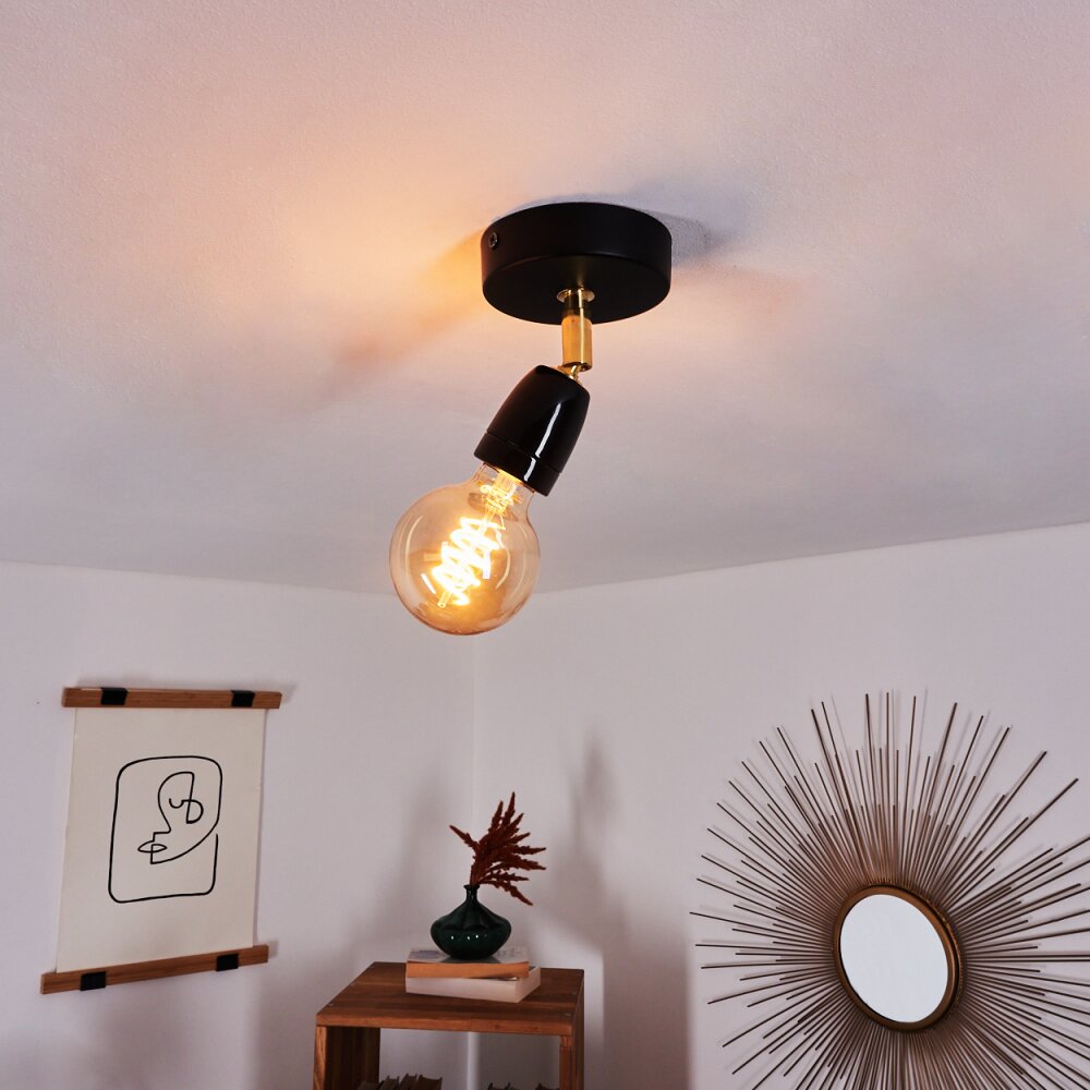 Musland Lampa Sufitowa Złoty, Czarny, 1-punktowy main product photo