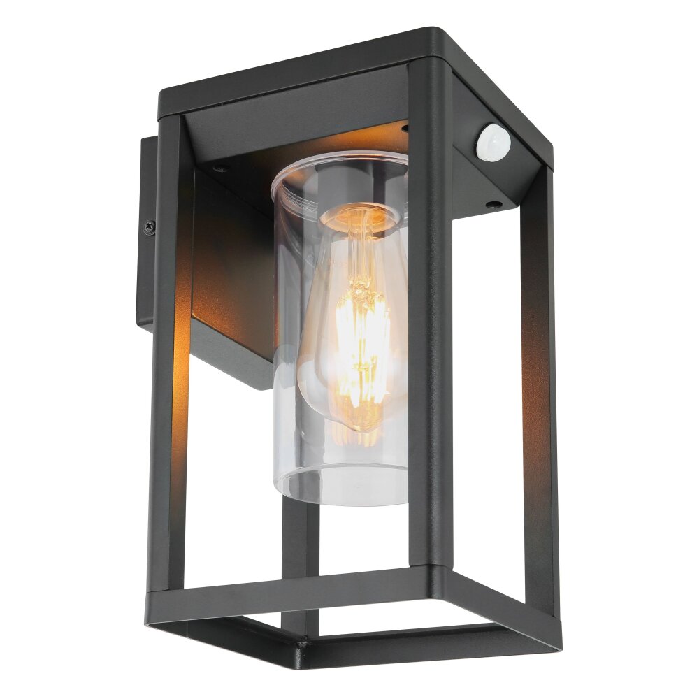 Globo CANDELA Zewnętrzny kinkiet Czarny, 1-punktowy main product photo