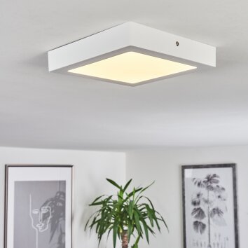 Finsrud Lampa Sufitowa LED biały, 1-punktowy