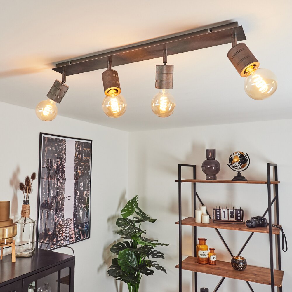 Tyldom Lampa Sufitowa Szary, Srebrny, 4-punktowe main product photo