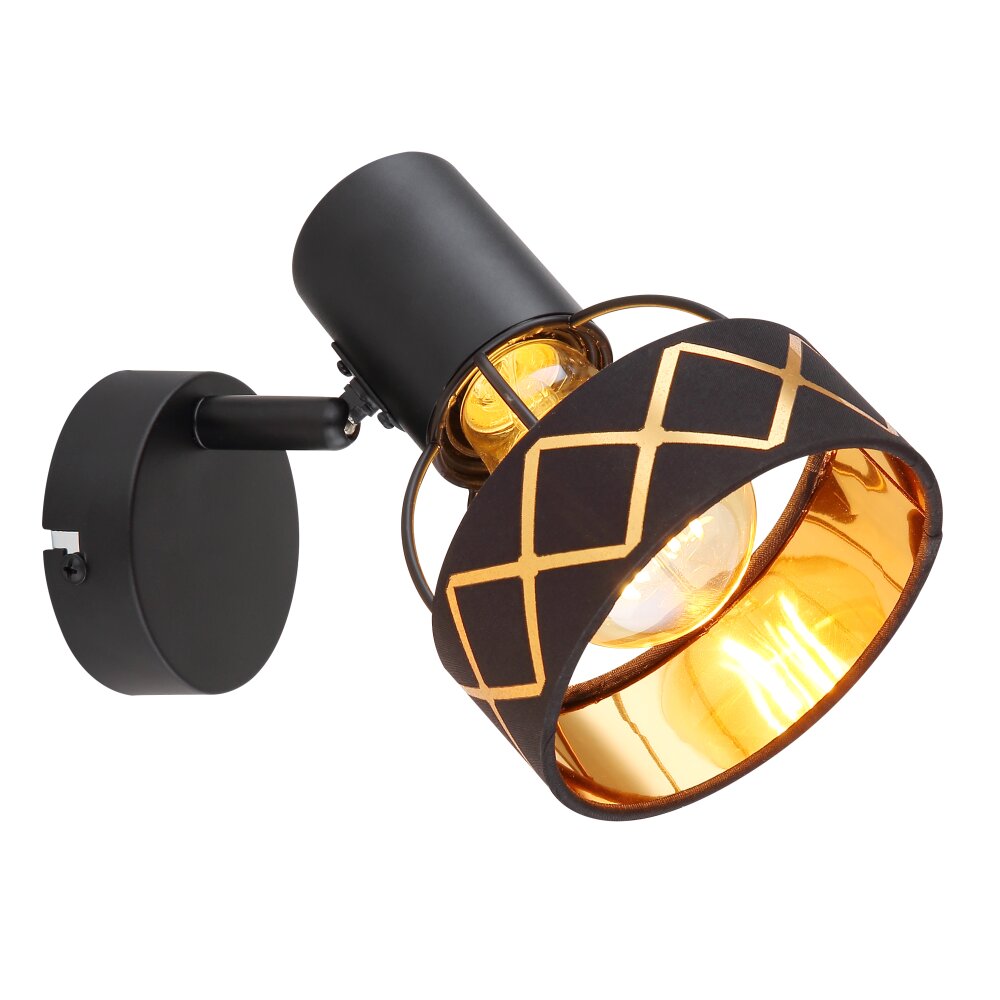 Globo BLANCA Lampa ścienna Czarny, 1-punktowy main product photo