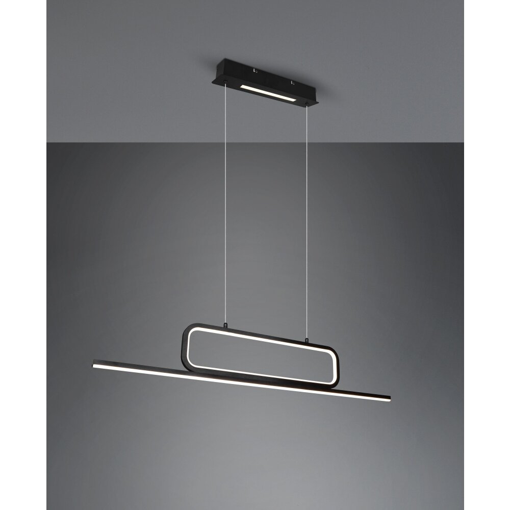Trio Aick Lampa Wisząca LED Czarny, 1-punktowy main product photo