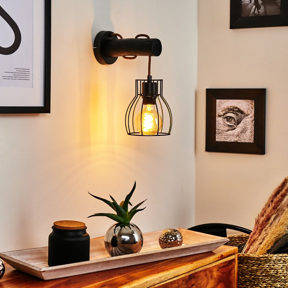 Gondo Lampa ścienna Czarny, 1-punktowy main product photo