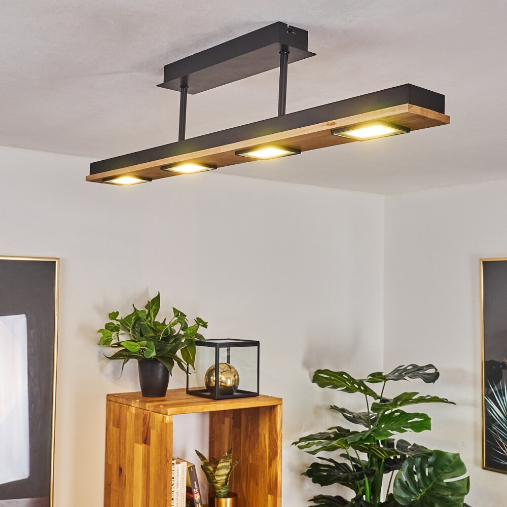 Giresta Lampa Sufitowa LED Czarny, 4-punktowe main product photo