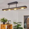 Giresta Lampa Sufitowa LED Czarny, 4-punktowe