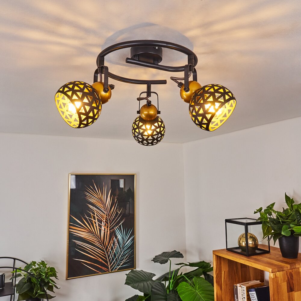 Gomsrud Lampa Sufitowa Czarny, 3-punktowe main product photo