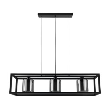 Eglo-Leuchten BRISLING Lampa Wisząca Czarny, 3-punktowe Eglo-Leuchten BRISLING Lampa Wisząca Czarny, 3-punktowe