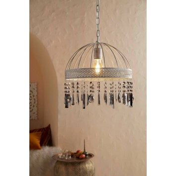 Eglo-Leuchten STEELEVILLE Lampa Wisząca czarny, przezroczysty, 1-punktowy