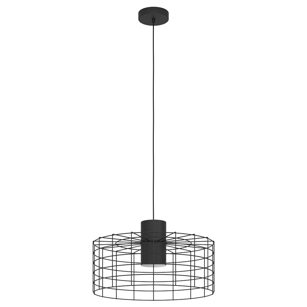Eglo-Leuchten MILLIGAN Lampa Wisząca Czarny, Biały, 1-punktowy main product photo