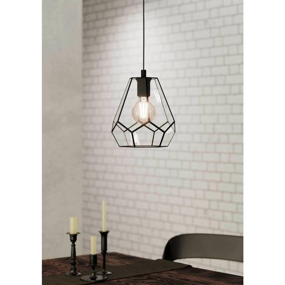 Eglo-Leuchten MARDYKE Lampa Wisząca Czarny, 1-punktowy main product photo