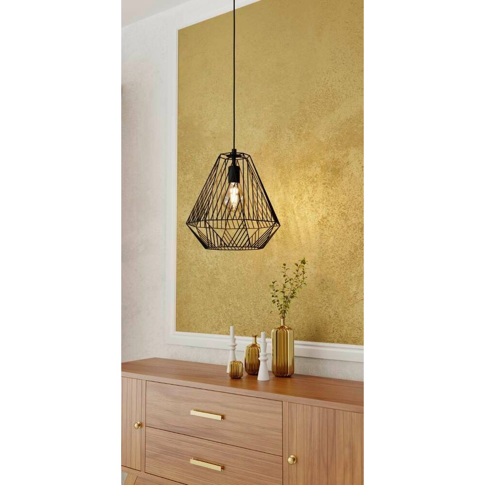 Eglo-Leuchten STYPE Lampa Wisząca Czarny, 1-punktowy main product photo