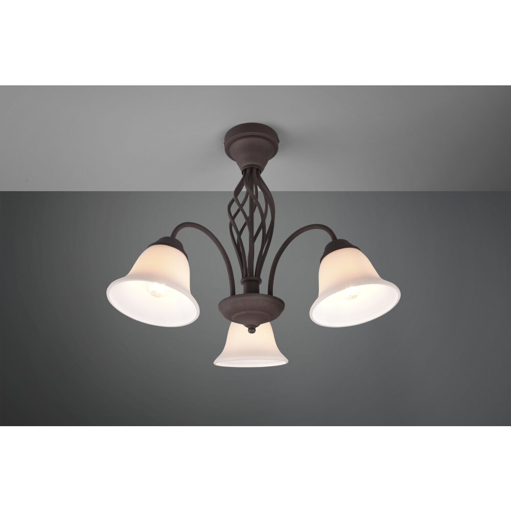 Trio-Leuchten Rustica Lampa Sufitowa Rdzawy, 3-punktowe main product photo