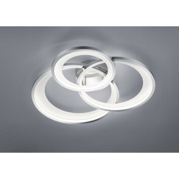 Trio-Leuchten Granada Lampa Sufitowa LED Chrom, 1-punktowy