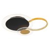 Globo SENNA Lampa Sufitowa LED czarny, 1-punktowy, Zdalne sterowanie