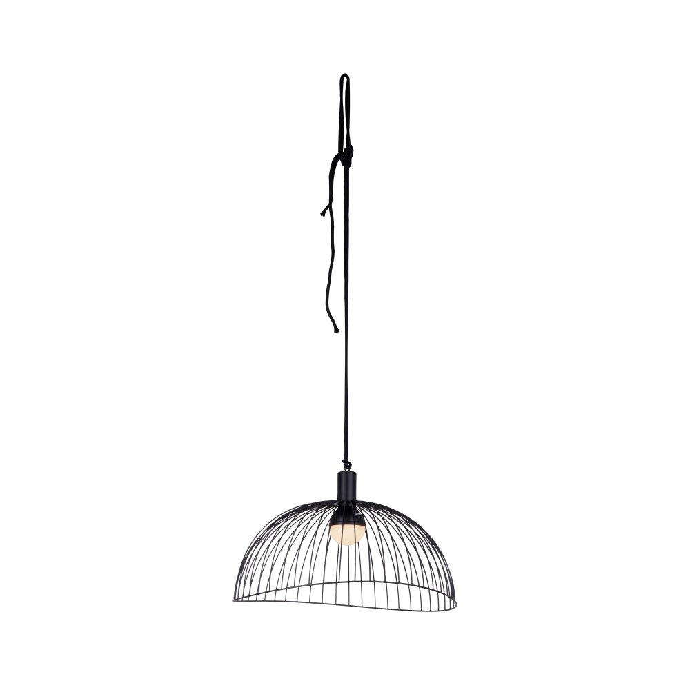 Leuchten-Direkt DAVID Lampa Wisząca LED Czarny, 1-punktowy, Zdalne sterowanie, Zmieniacz kolorów main product photo