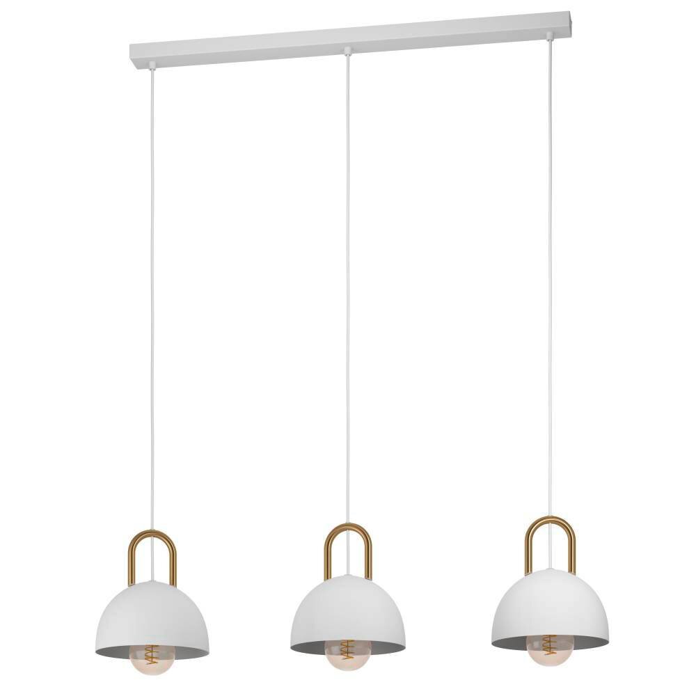 Eglo-Leuchten CALMANERA Lampa Wisząca Mosiądz, Biały, 3-punktowe main product photo