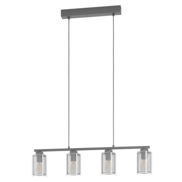 Eglo-Leuchten ZOCABON Lampa Wisząca czarny, 4-punktowe