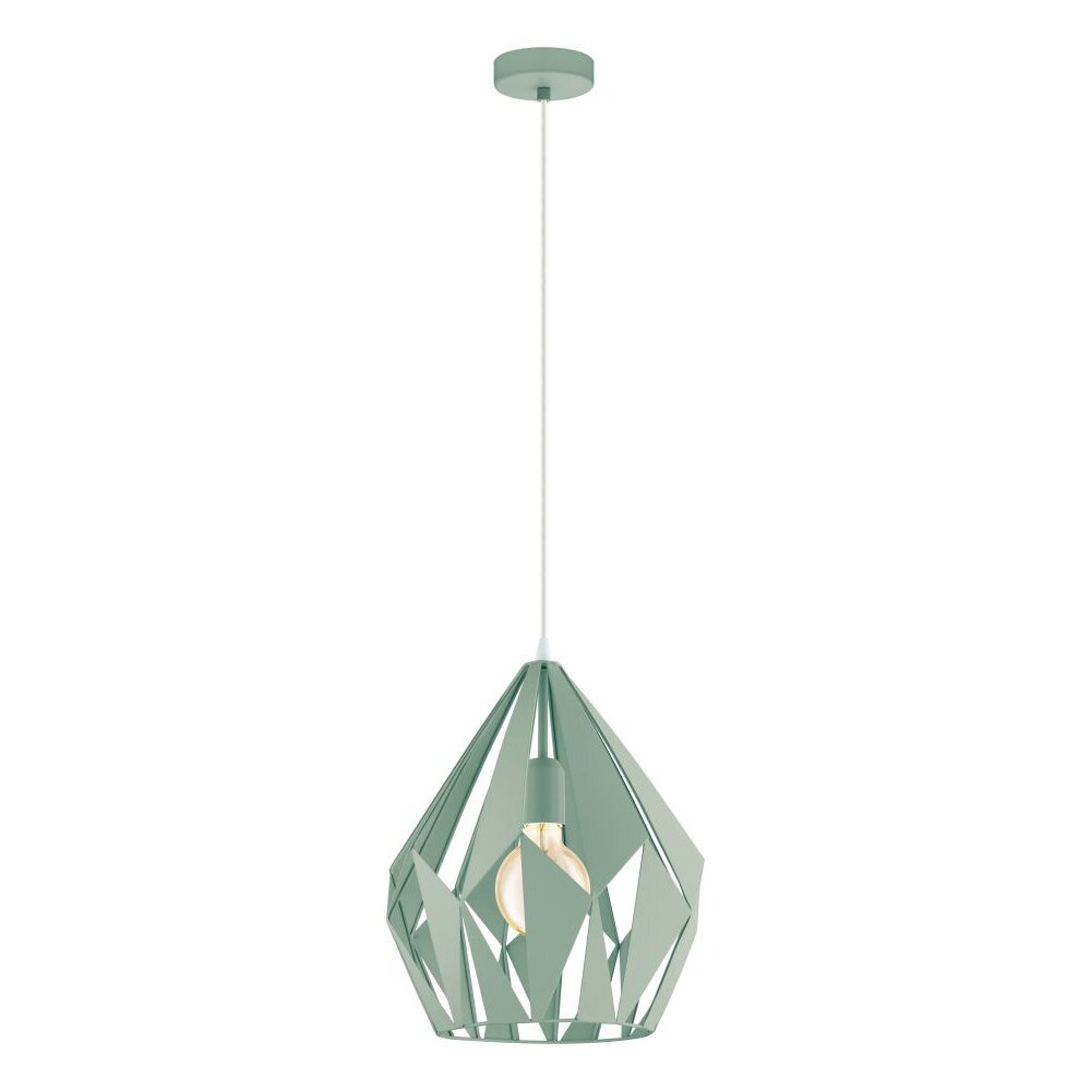 Eglo CARLTON-P Lampa Wisząca Zielony, 1-punktowy main product photo