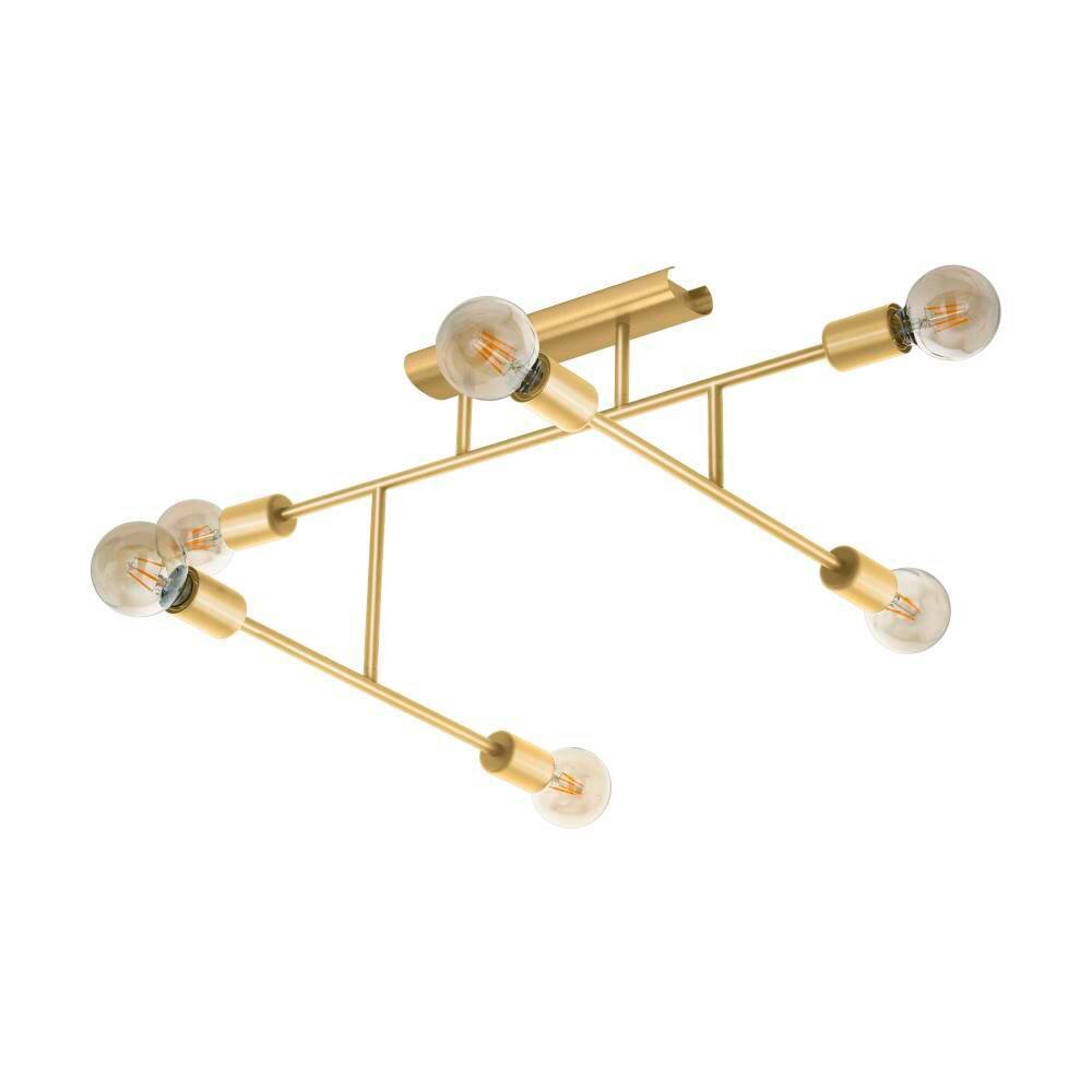 Eglo-Leuchten BELSIANA Lampa Sufitowa Mosiądz, 6-punktowe main product photo