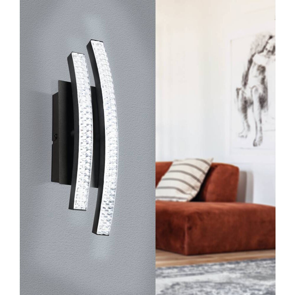 Eglo-Leuchten LEJIAS Lampa ścienna LED Czarny, 1-punktowy main product photo