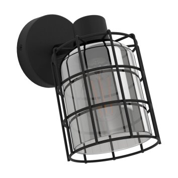 Eglo-Leuchten CONSACA Lampa ścienna Czarny, 1-punktowy