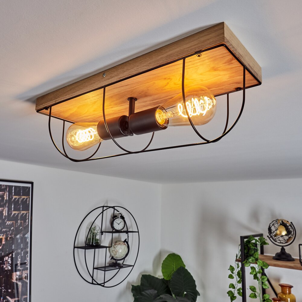 Hodne Lampa Sufitowa Ecru, Czarny, 2-punktowe main product photo